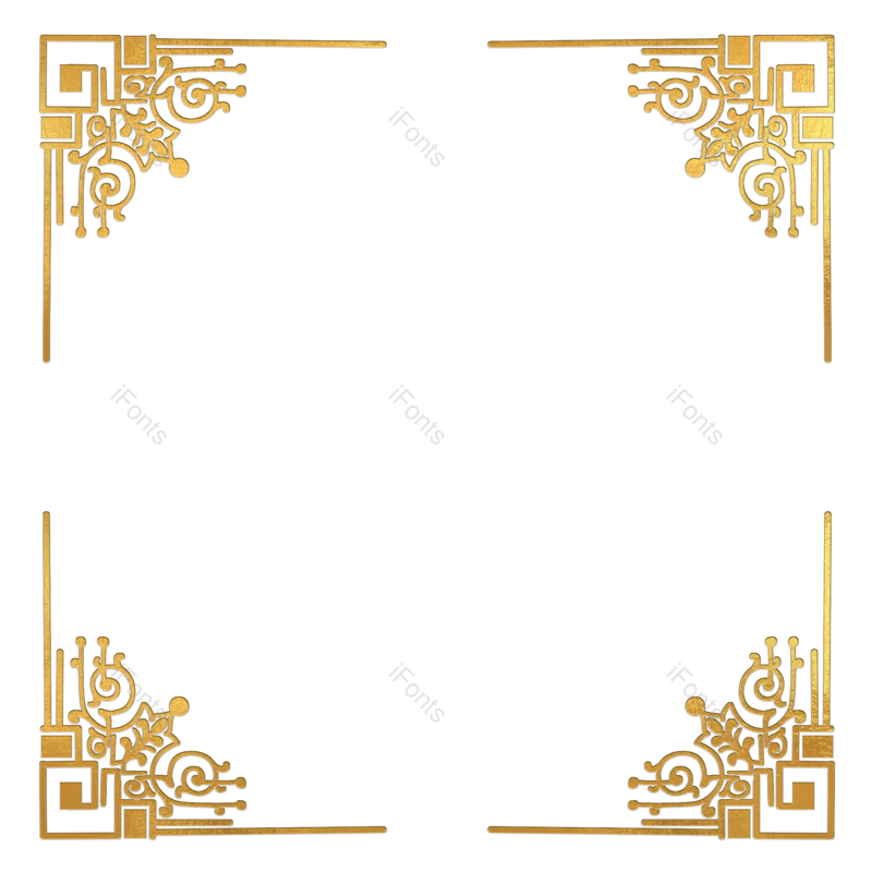 边框图片,复古元素,欧式PNG,渐变免抠素材